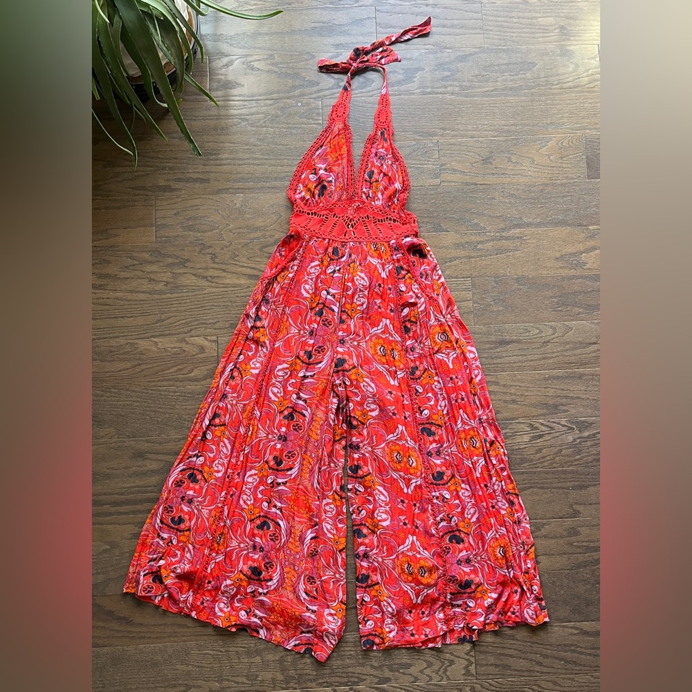 Freepeople Wide Leg Halter Jumpsuit - Picture 7 of 11